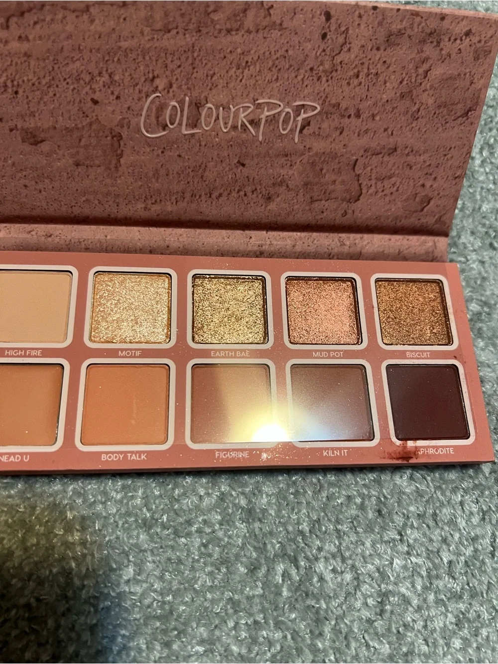 Colourpop neutral eyeshadow